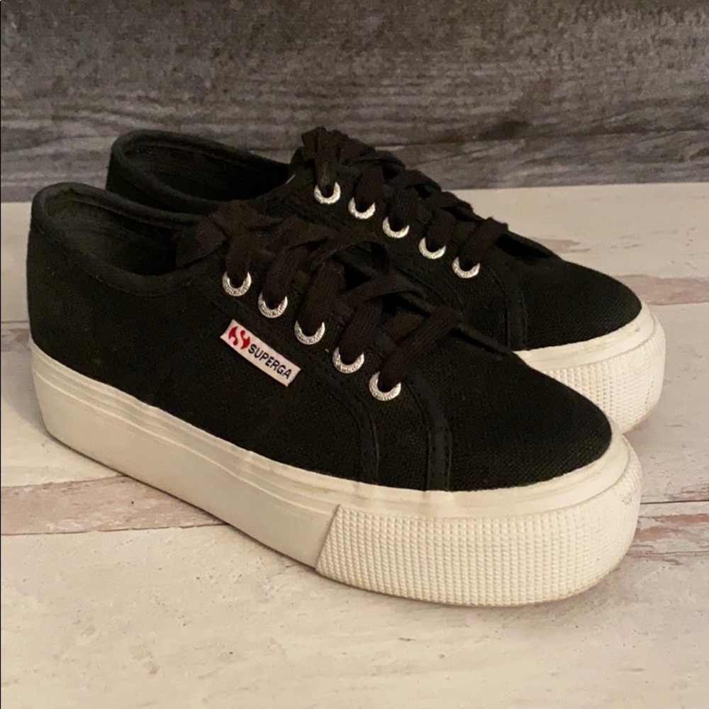 Black superga platform - 2790 ACOTW